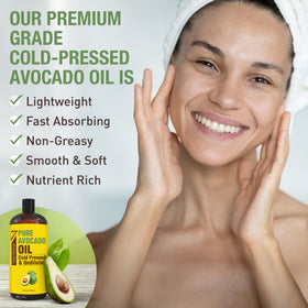 Seven Minerals oil applied to hair ends showing frizz control benefit