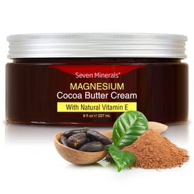 Seven Minerals jar front view showing label and natural ingredients benefit
