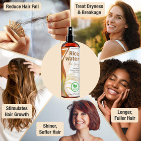 Seven Minerals arrangement of rosemary, biotin and keratin ingredients for transparency