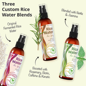 Seven Minerals lifestyle use on wet hair illustrating easier detangling and softer finished texture
