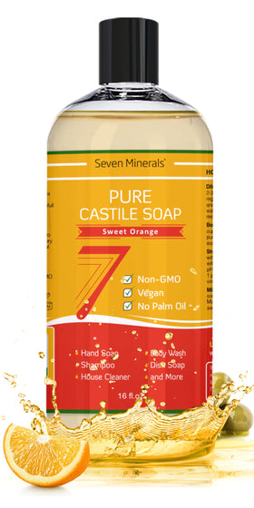 Seven Minerals closeup ingredient label highlighting organic oils and transparency benefits