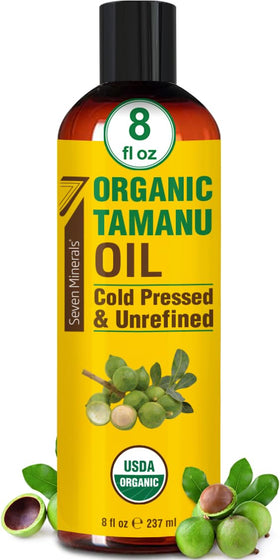 Seven Minerals front bottle view showing label and USDA Organic benefit