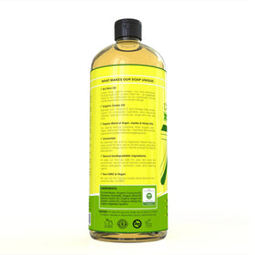 Seven Minerals foam texture close-up demonstrating gentle, concentrated lather