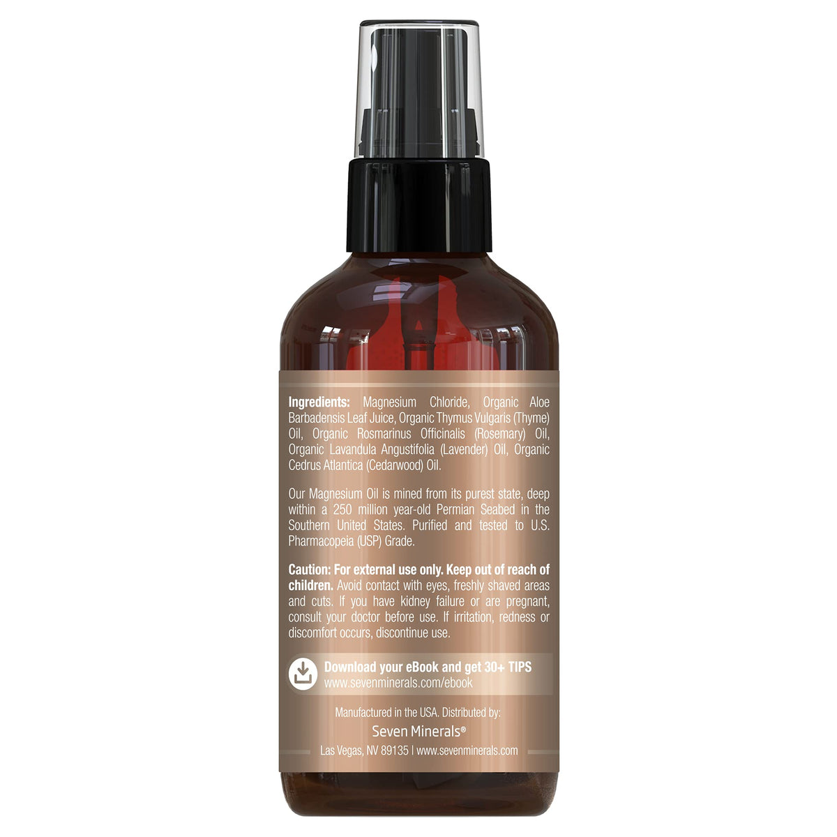 Seven Minerals applied to scalp demonstrating targeted follicle care