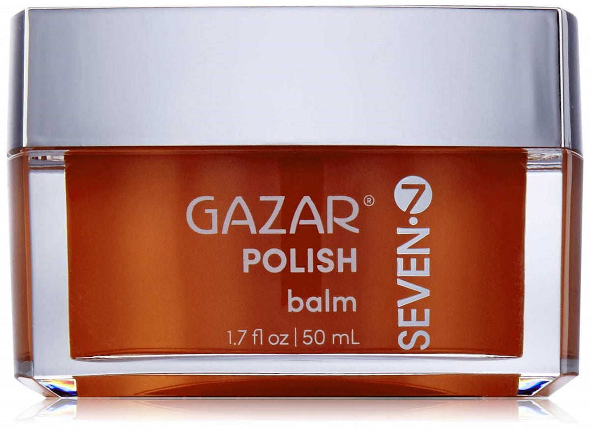 SEVEN open jar top view showing balm texture and smooth application