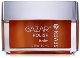 SEVEN open jar top view showing balm texture and smooth application