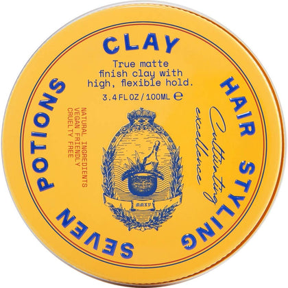 SEVEN POTIONS front packaging showing clean label and size benefit