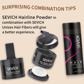 SEVICH rinse demonstration showing fibers wash out with shampoo