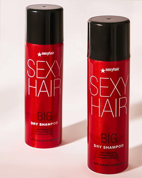 SexyHair can in hand displays 3.4 oz travel-friendly size
