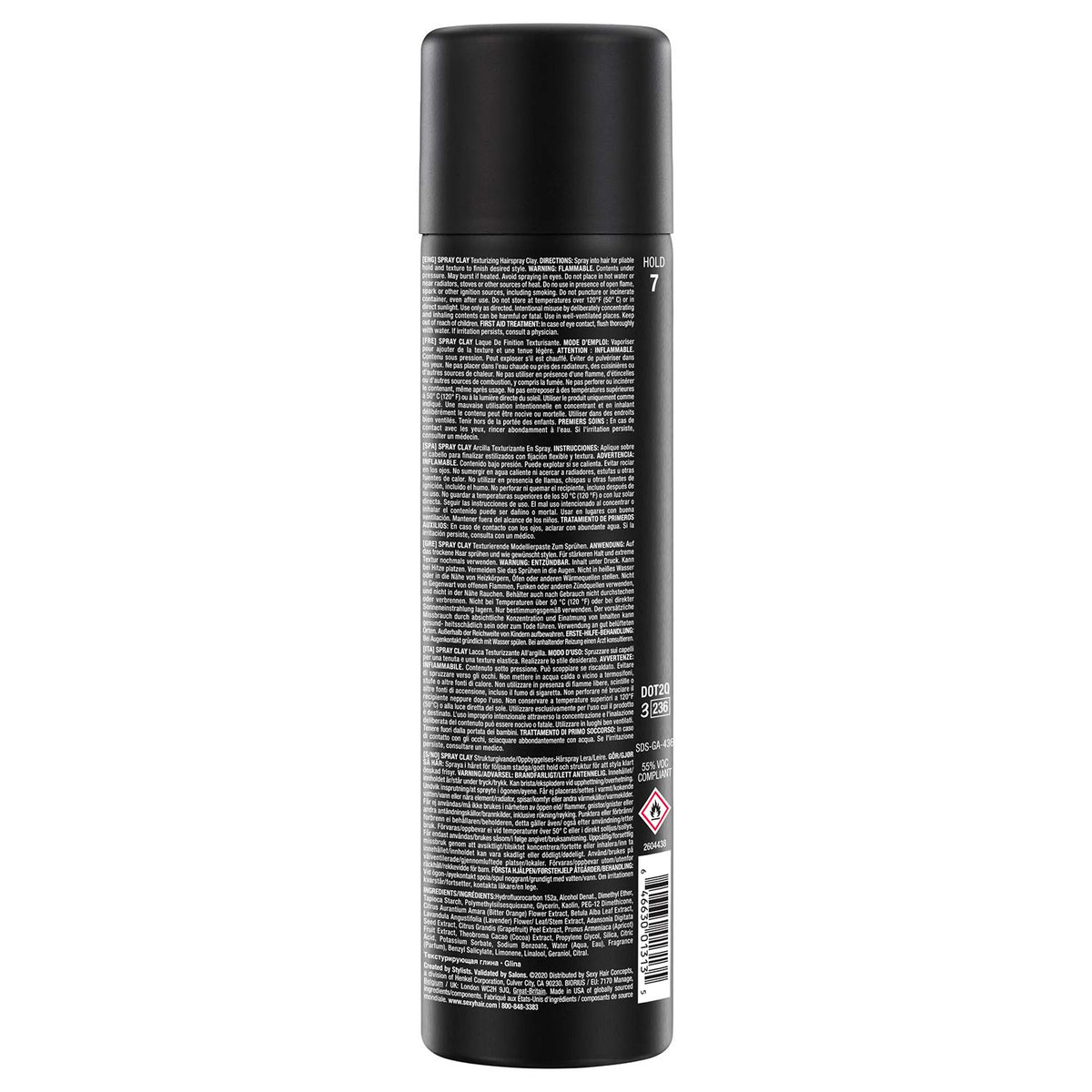 SexyHair closeup nozzle spraying fine mist for even texture distribution