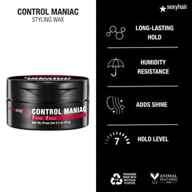 SexyHair 2.5 oz jar next to a ruler showing portable size benefit