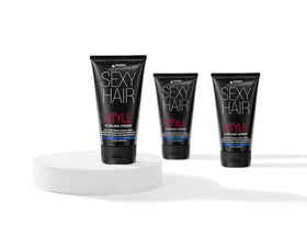 SexyHair product label and directions for easy styling reference