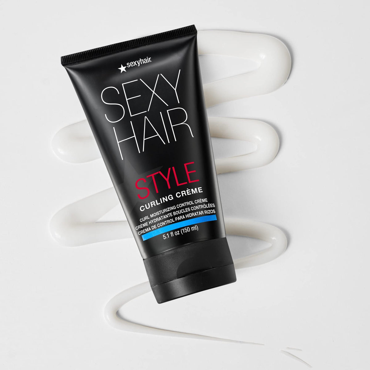 SexyHair close-up texture of the crème highlighting hydration