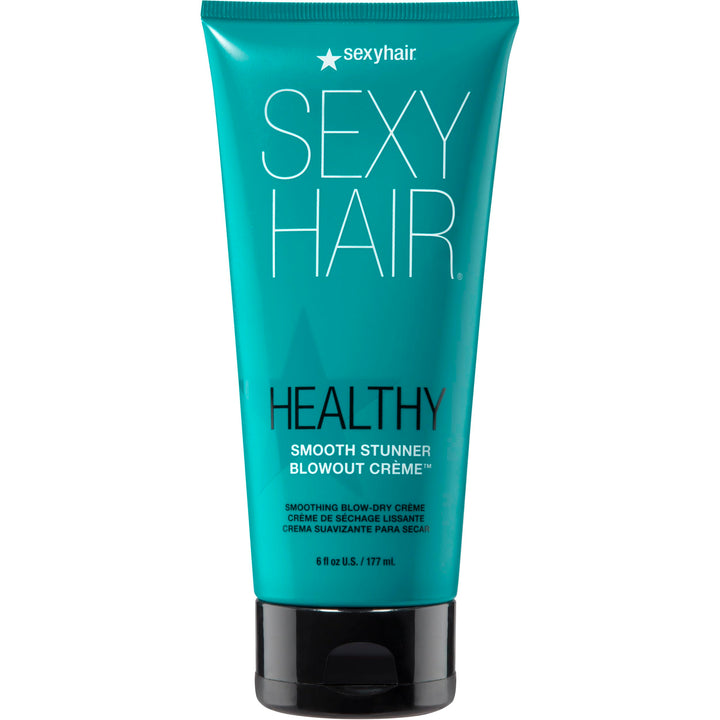 SexyHair front packaging of Smooth Stunner Crème showing product benefits