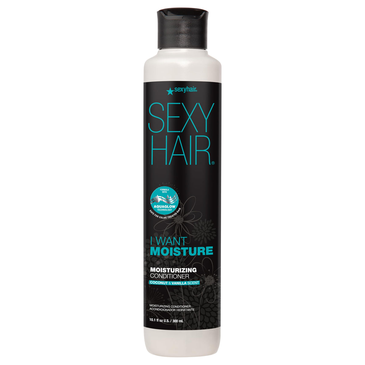 SexyHair bottle front packaging showing product and benefits