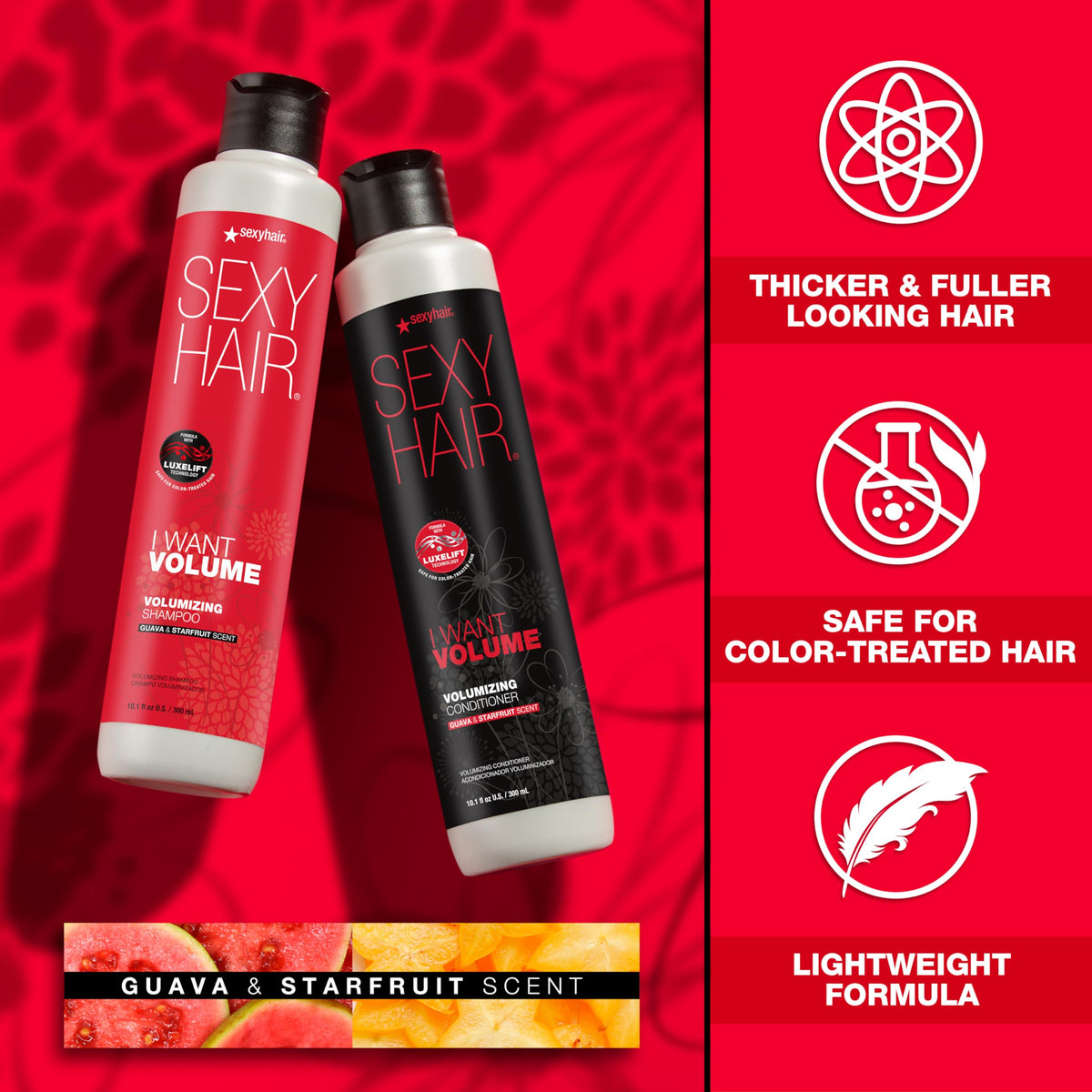 SexyHair foam texture close-up illustrating lightweight lather and lift