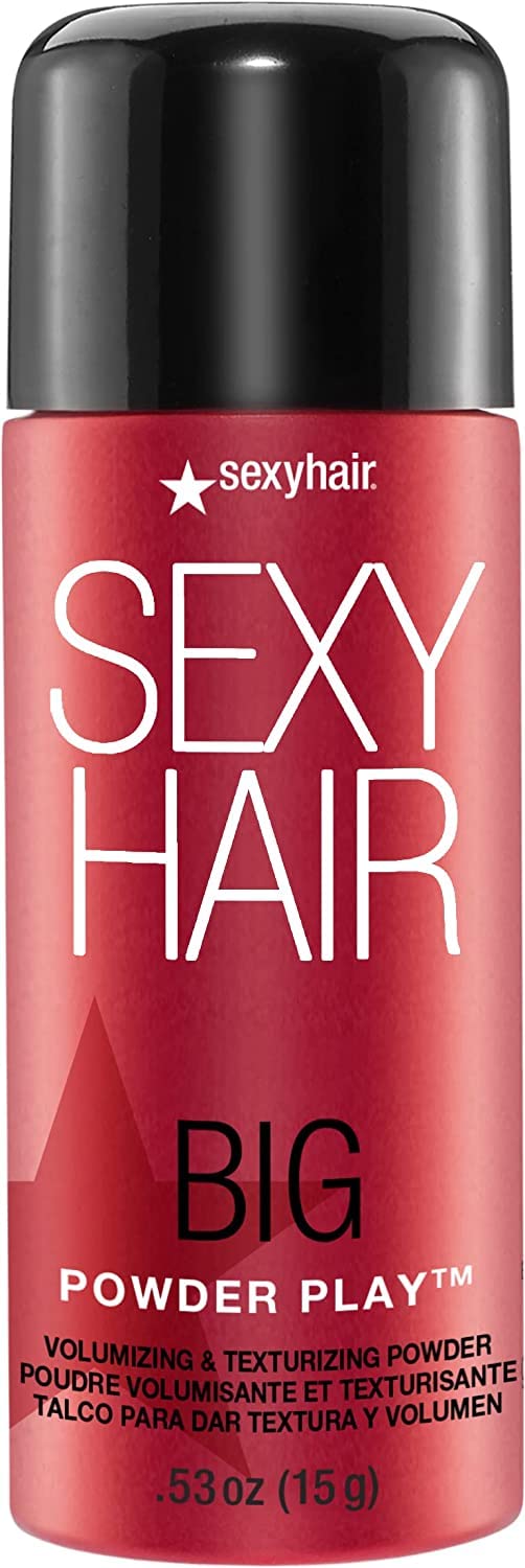SexyHair front jar view showing compact packaging and easy-grip lid for travel convenience