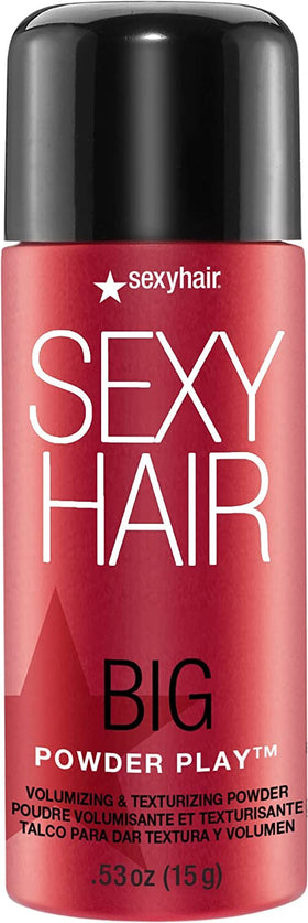 SexyHair front jar view showing compact packaging and easy-grip lid for travel convenience