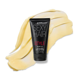 Model using SexyHair in casual setting showing soft, touchable lived-in look
