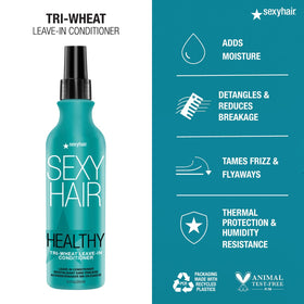 SexyHair bottle in hand to show 8.5 oz size and usable scale