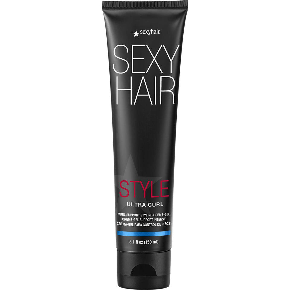SexyHair Ultra Curl front packaging showing 5.1 oz jar and label for product identification and benefit
