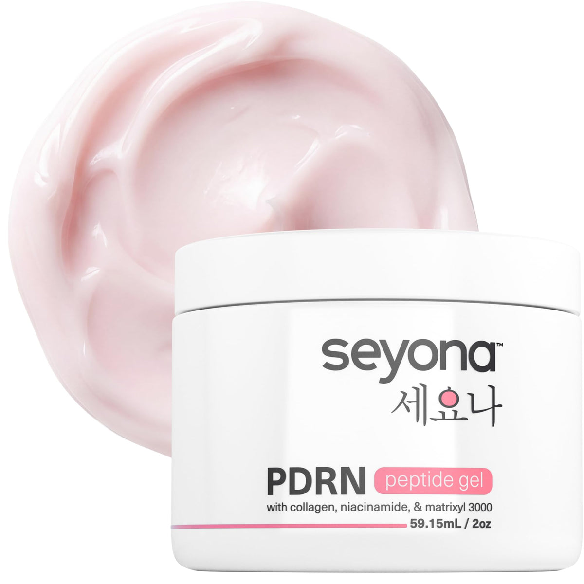 Seyona front packaging 2oz jar showing product and brand benefits