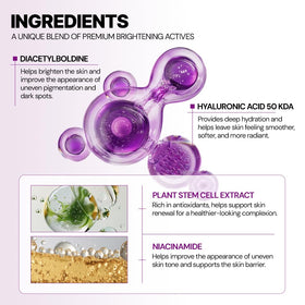 SEYOUL six ampoules lined on vanity indicating single-dose convenience and freshness