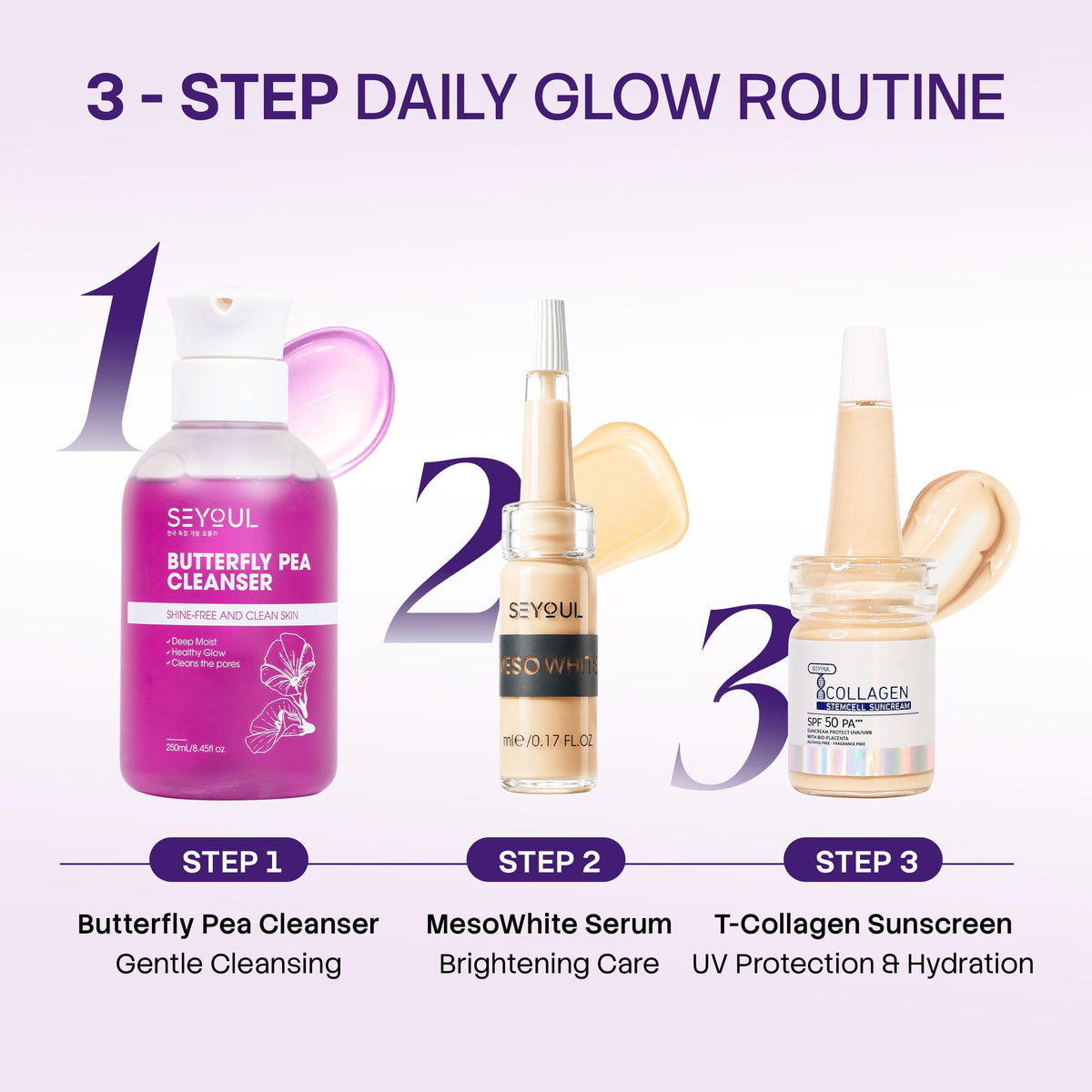 SEYOUL four bottles boxed set for long-term daily protection