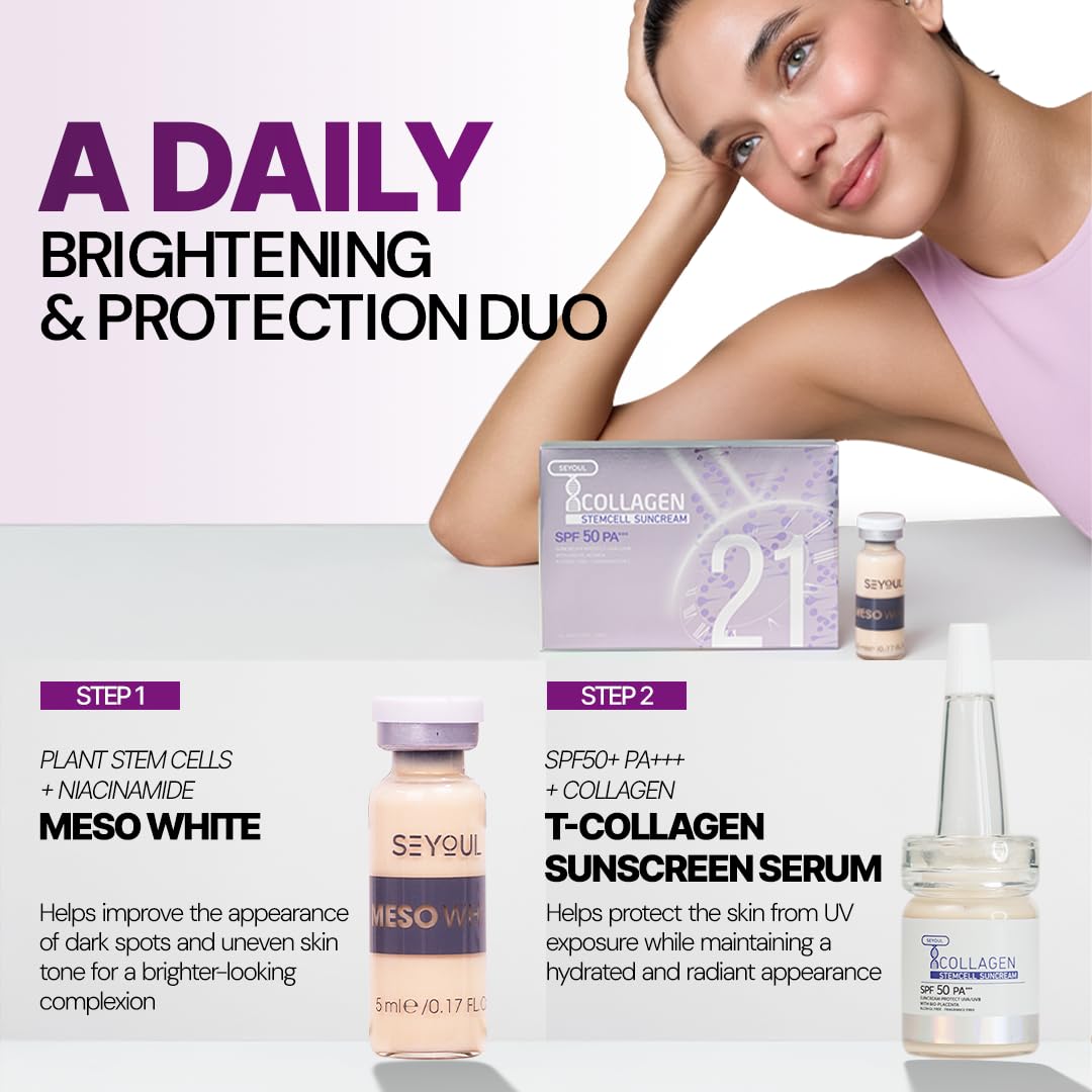 SEYOUL ampoule used during morning routine showcasing easy layering with skincare