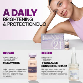 SEYOUL ampoule used during morning routine showcasing easy layering with skincare