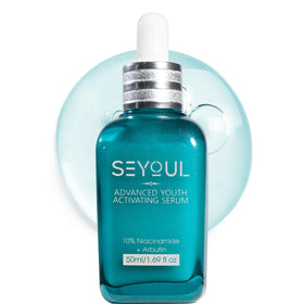 SEYOUL front bottle showing packaging and clear anti-aging benefits