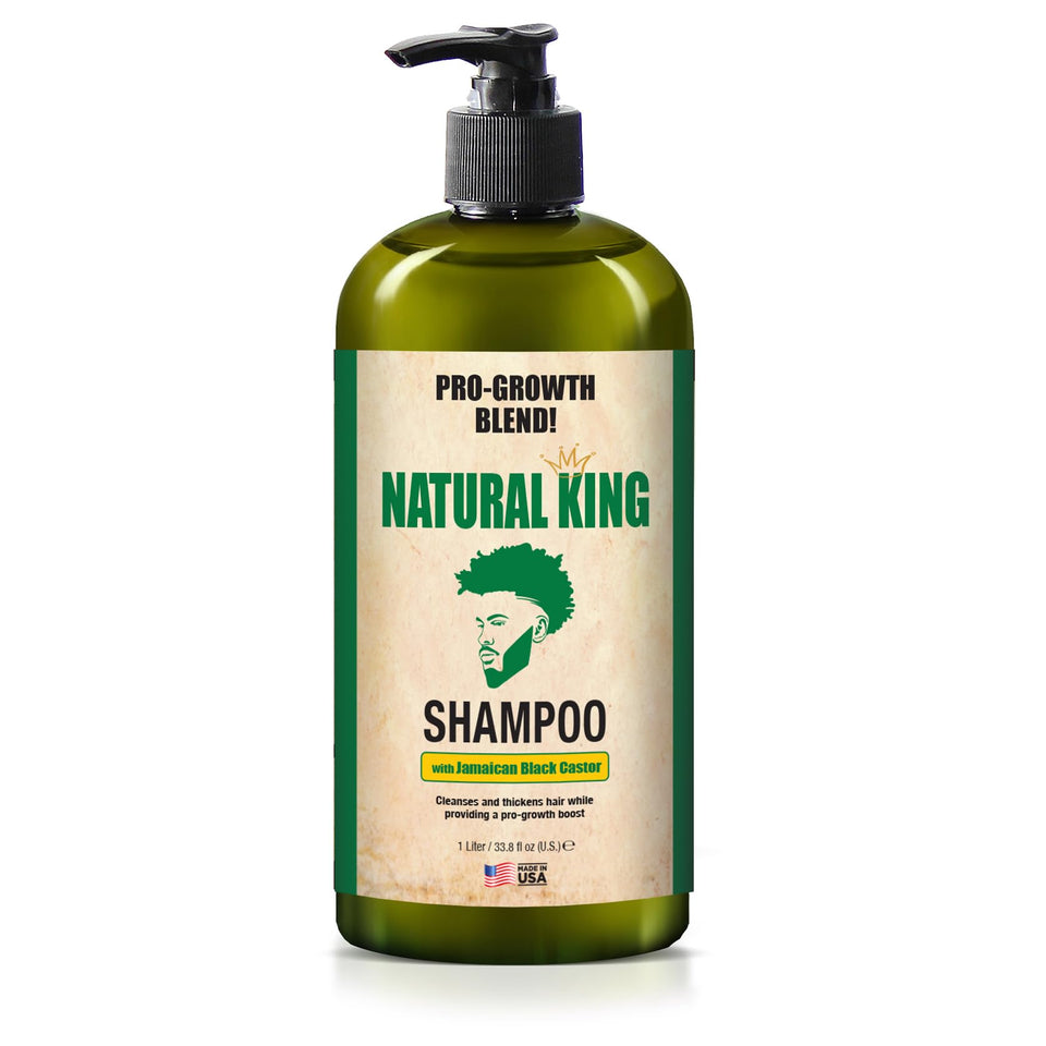 SFC Natural King front bottle showing label and size benefit thicker-looking hair