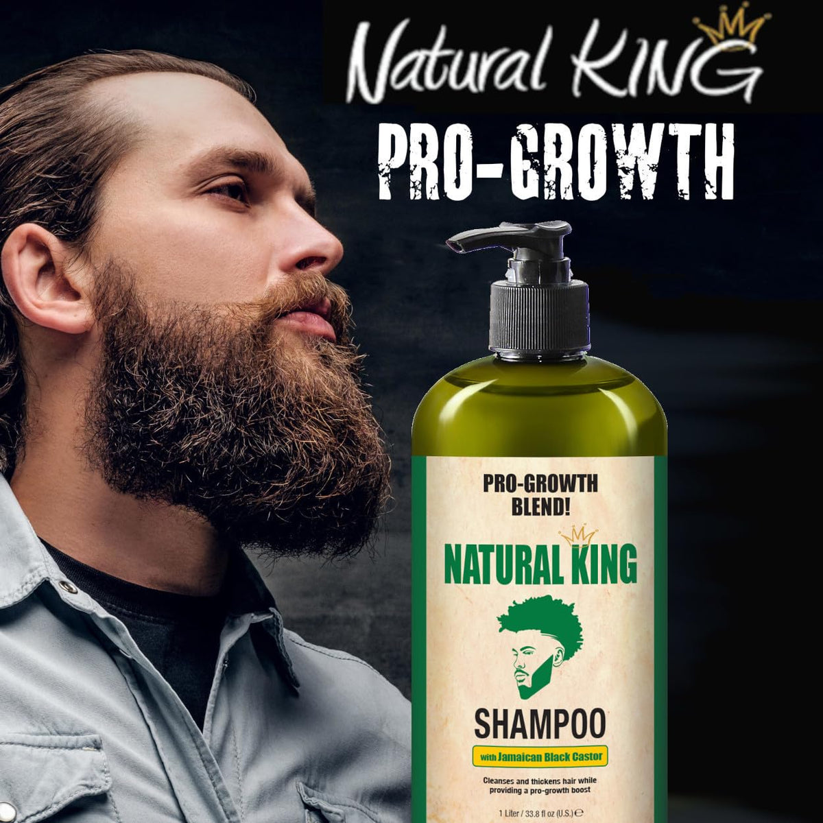 SFC Natural King staged with grooming items showing routine-ready packaging benefit