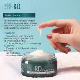 SH-RD on bathroom shelf in lifestyle scene for salon-quality home routine