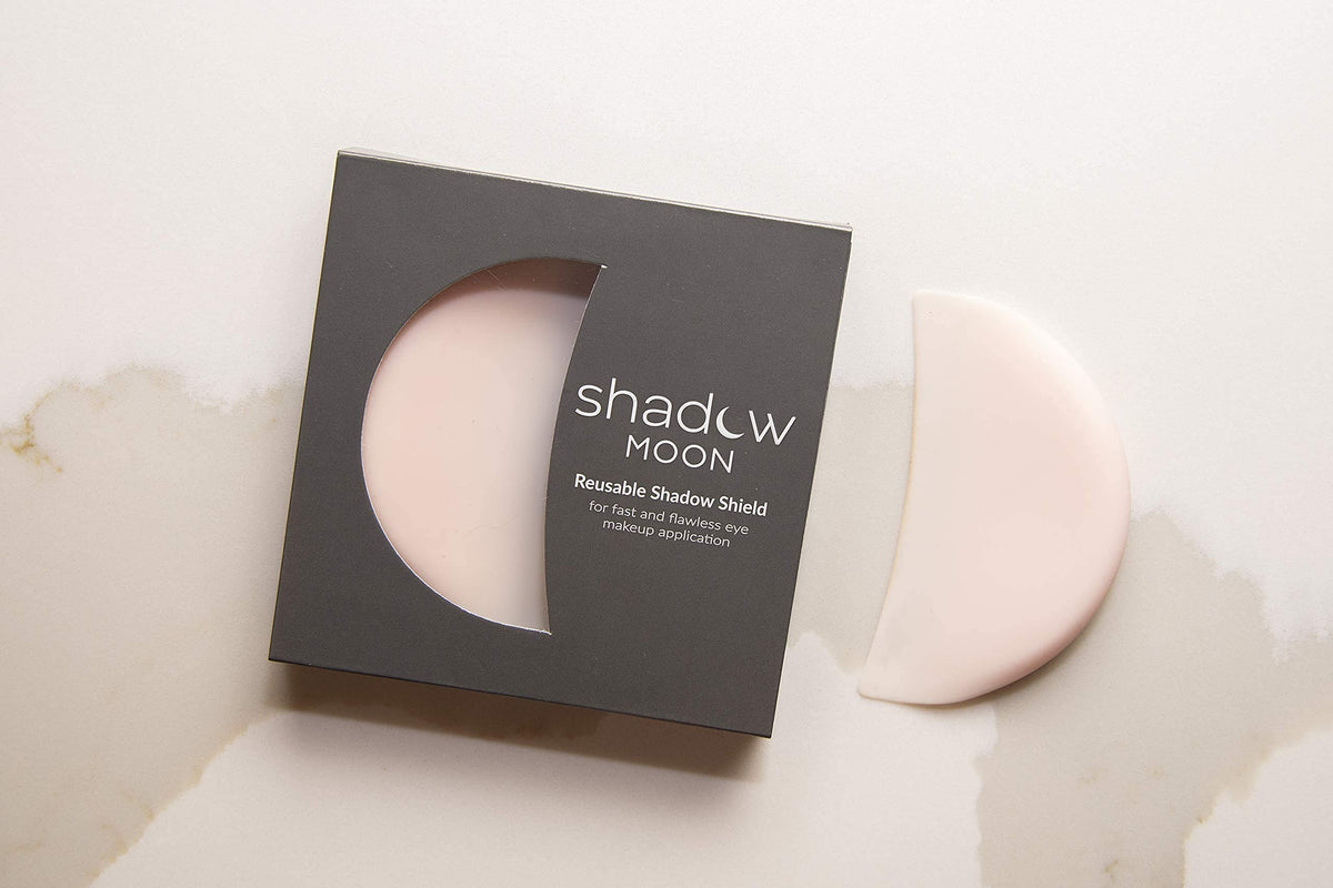 Shadow Moon in use during eyeshadow application for neat makeup benefit