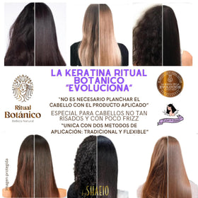 SHAEIO in-use at home with flat iron displaying salon results benefit
