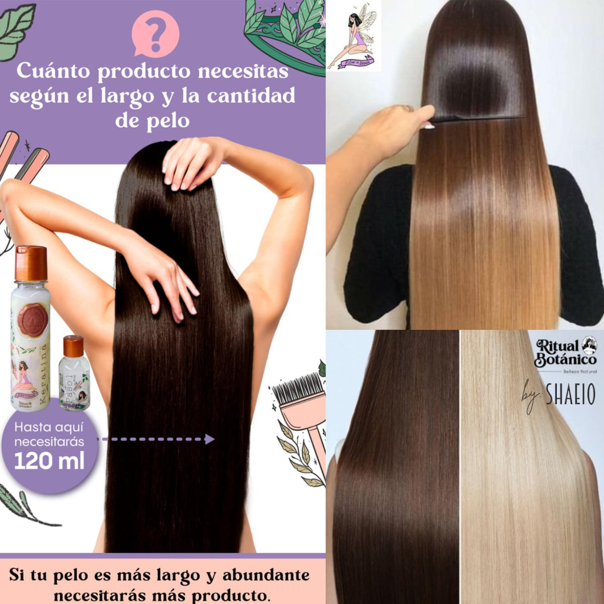 SHAEIO collage of 12 natural oils highlighting moisturizing and repair benefits