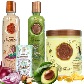 SHAEIO front packaging showing full kit, communicates complete repair routine