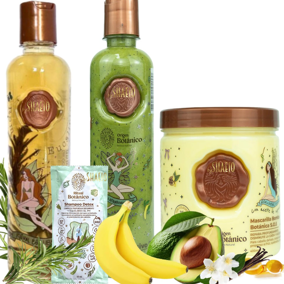 SHAEIO front packaging showing complete restorative kit benefits