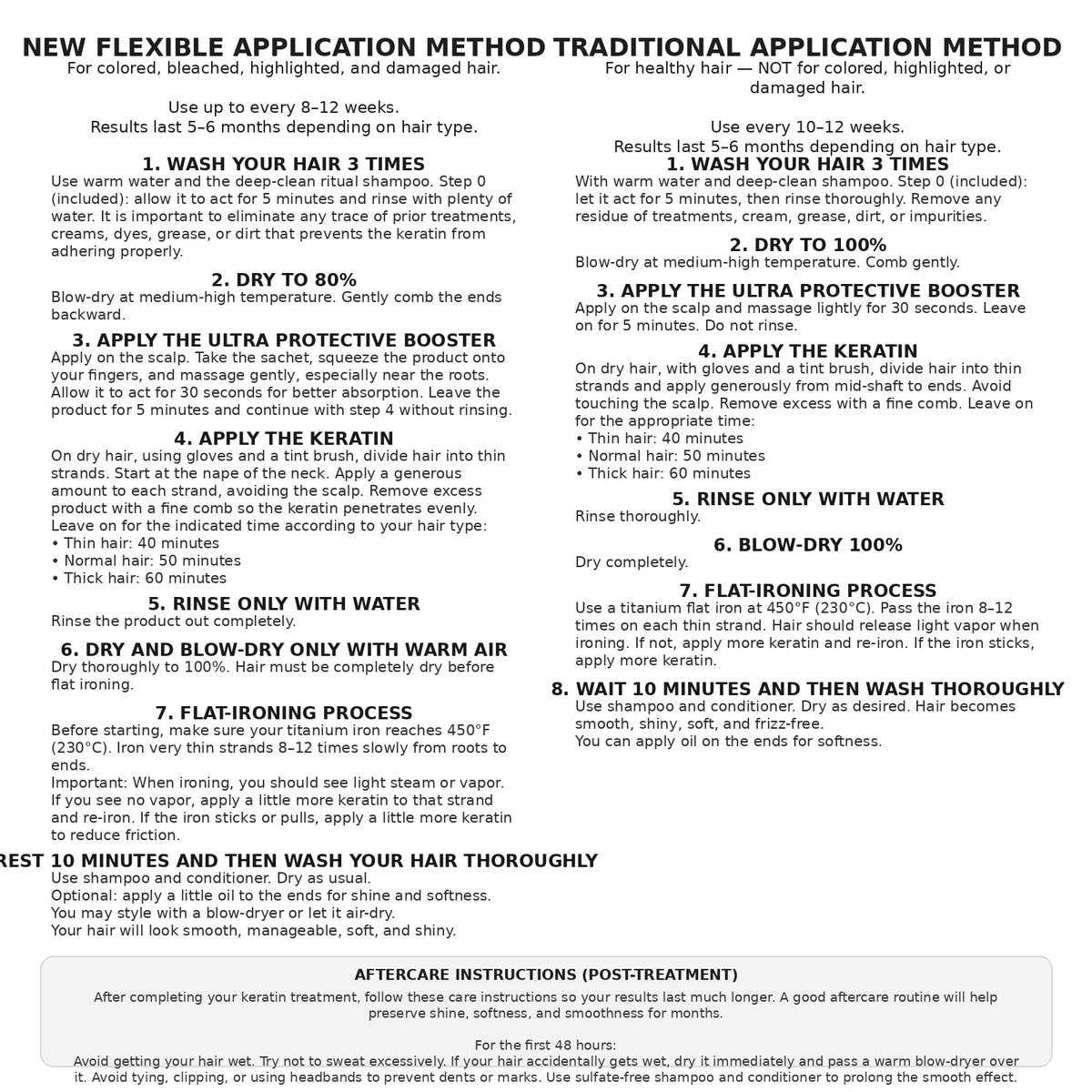 SHAEIO instruction pamphlet next to bottle for clear application guidance