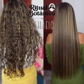 SHAEIO lifestyle model with shiny straight hair showcasing finished smooth look