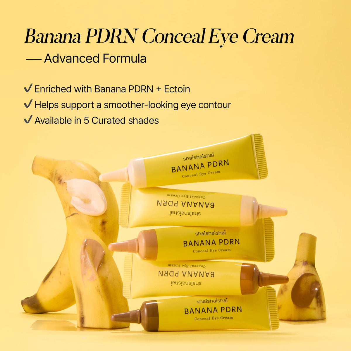 shaishaishai open tube texture displaying lightweight cream for smooth application