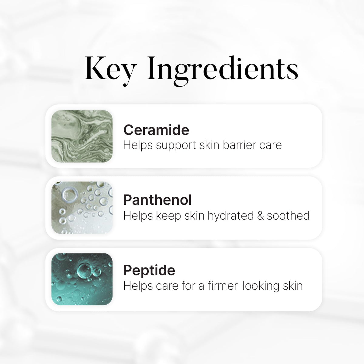 shaishaishai ingredients label focused on 60,000 ppm urea and ceramide benefits for barrier support