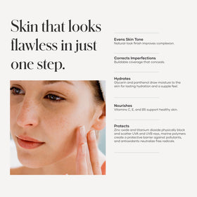 Shaklee YOUTH BB Cream being applied with fingers for natural finish