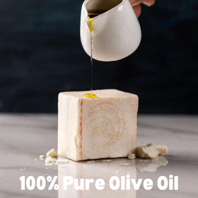 Shammoot soap in hand demonstrating gentle cleansing benefit