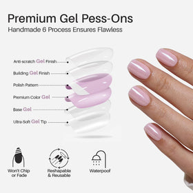 SHANGMENG nail application in progress showing prep steps for reliable adhesion