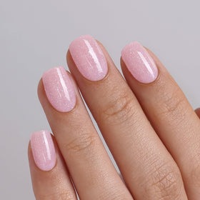 SHANGMENG front packaging showing glitter baby pink set and tools for easy use