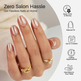 shangmeng side profile showing seamless cuticle blend benefit