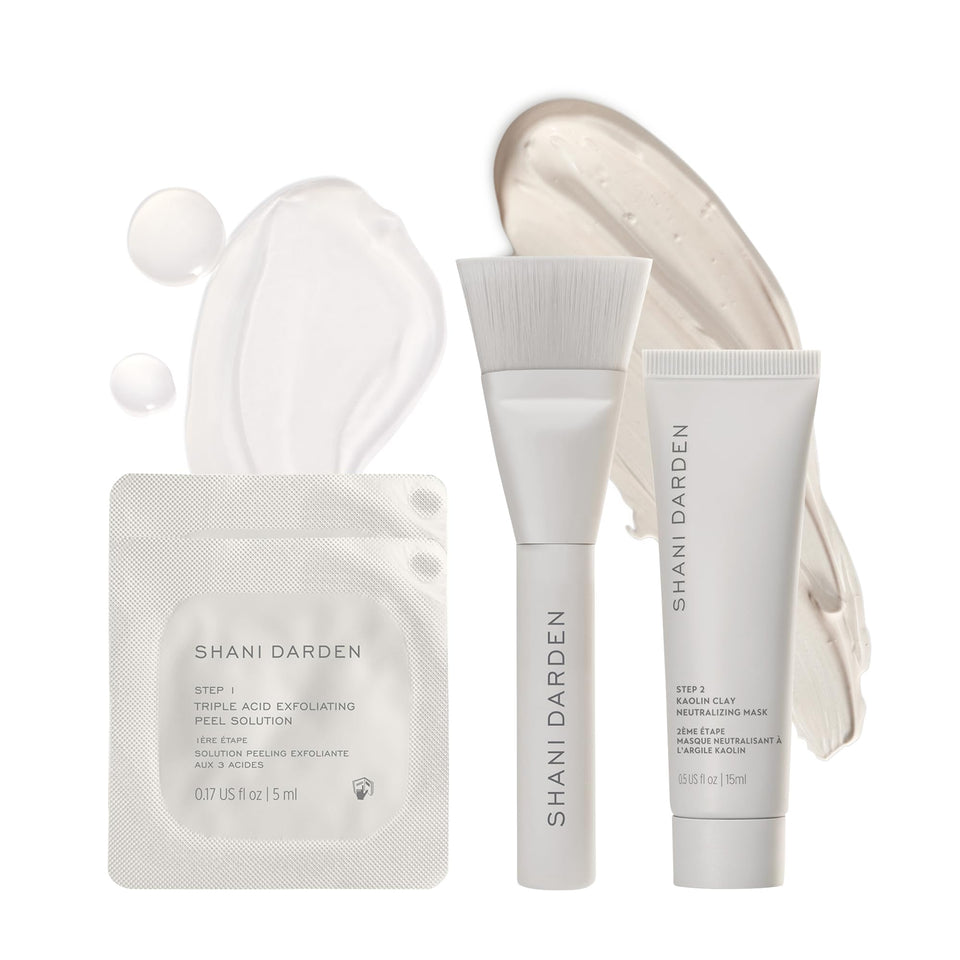 SHANI DARDEN front packaging showing compact travel peel kit for easy use