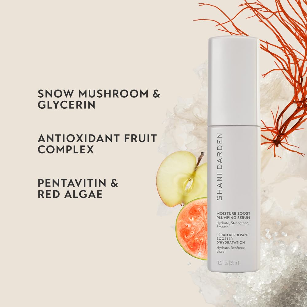 SHANI DARDEN snow mushroom ingredient close-up highlighting moisture binding